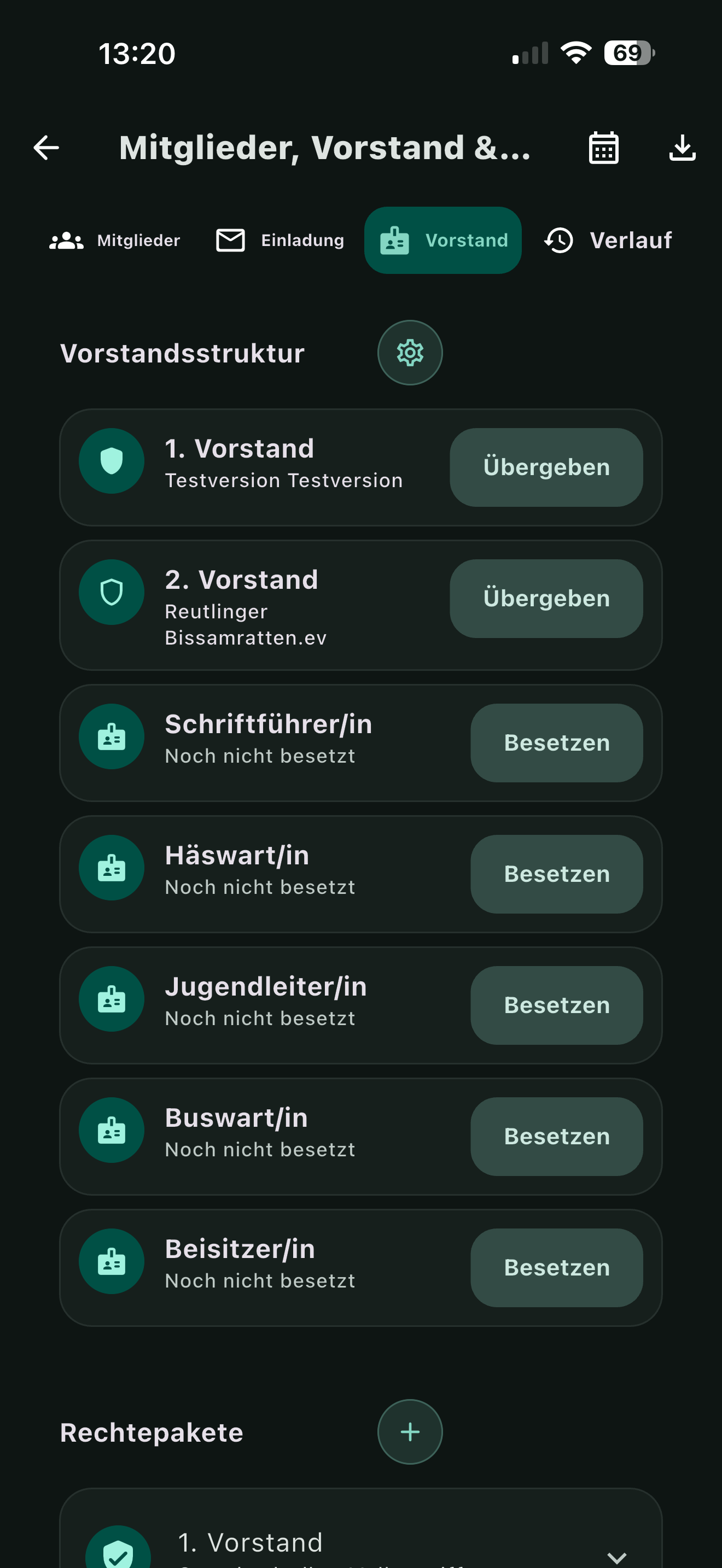 NarrenApp Vorstandsverwaltung